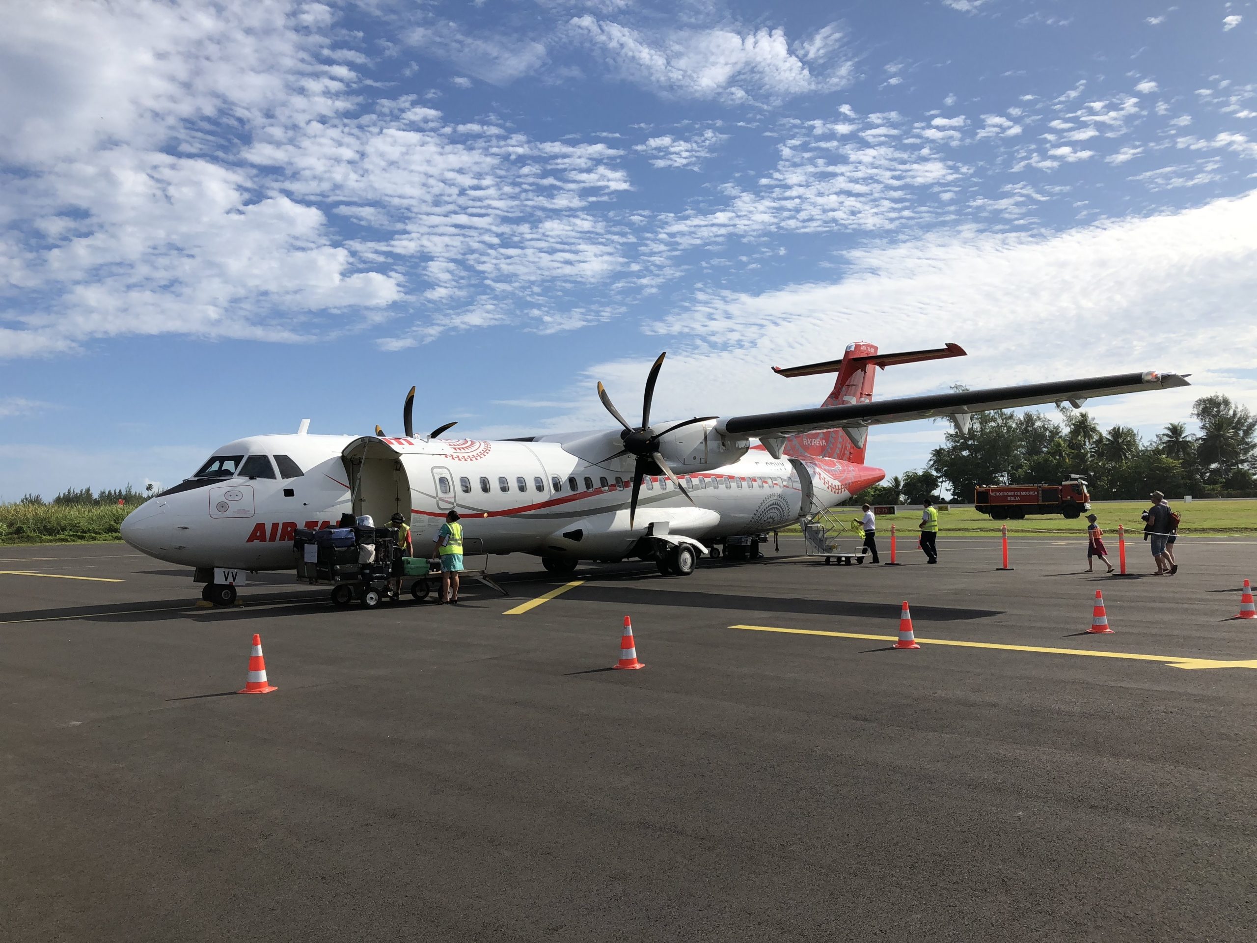 Air Tahiti, ATR72, Embarque, Polinésia Francesa