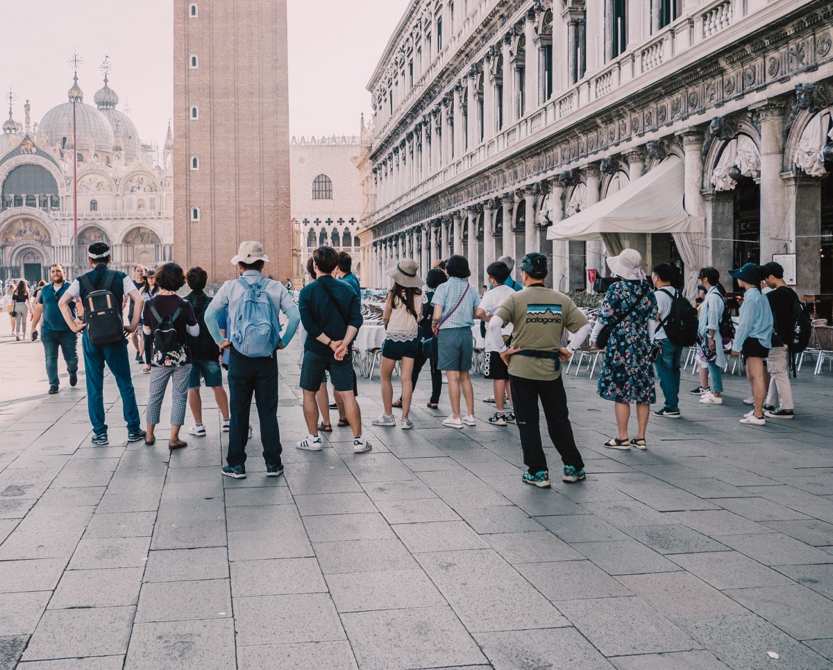 Venice tourists