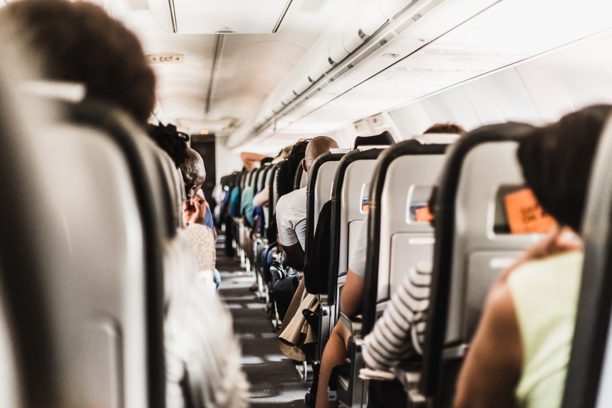 airplane seat banco